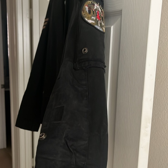 Zadig & Voltaire Virginia grunge jacket.  XS in BLACK. In EXCELLENT CONDITION! - Picture 13 of 14